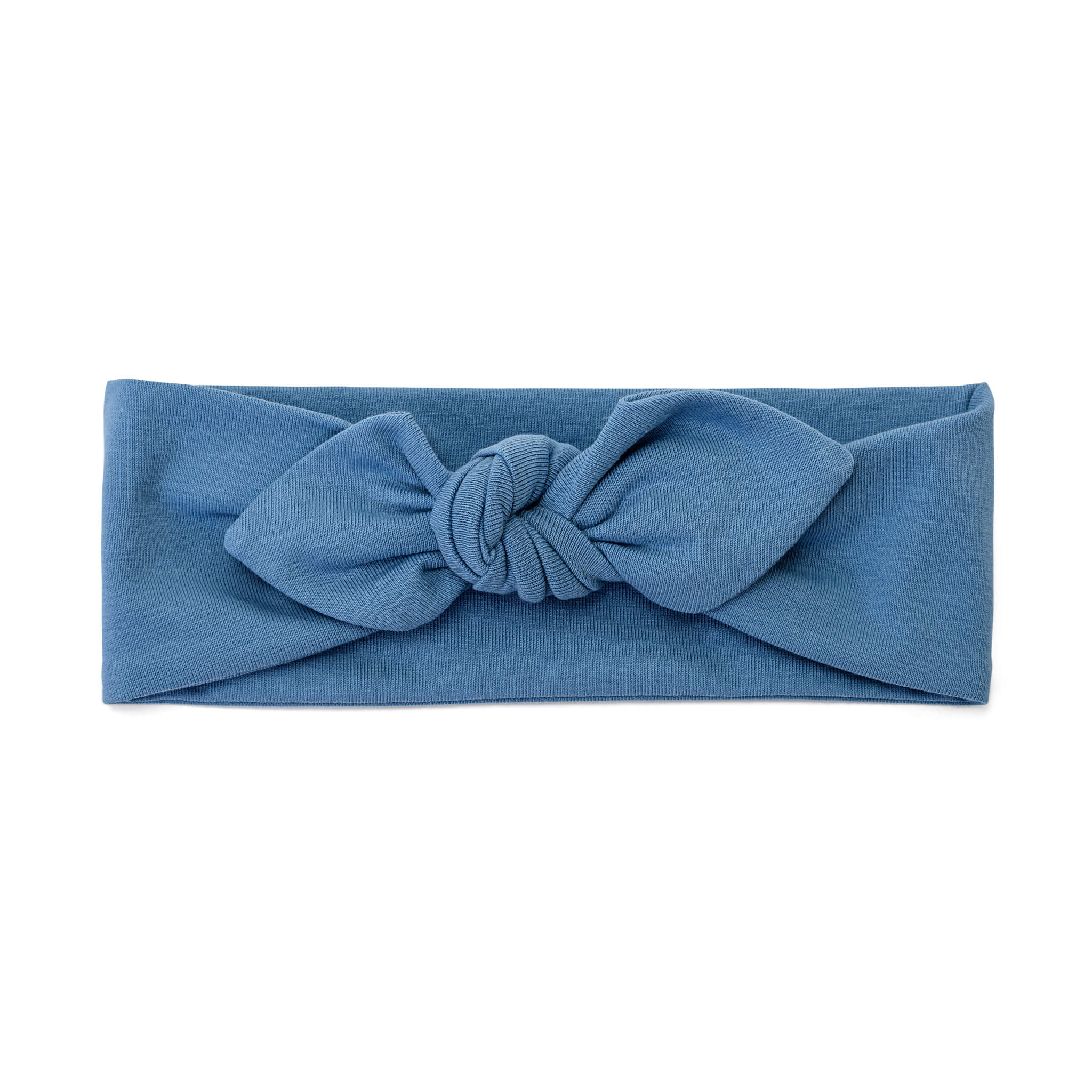 Stirnband mit Schleife - Blau