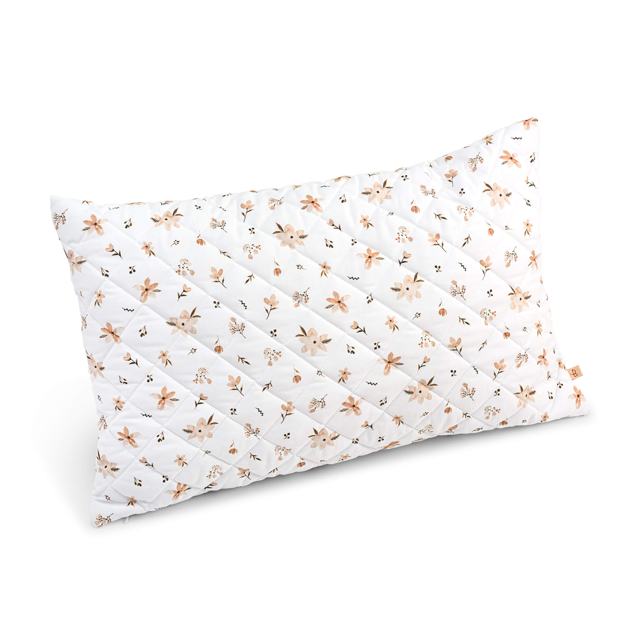 Deco Kissen - Braune Blumen